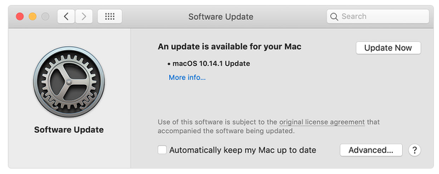 osx update for mac
